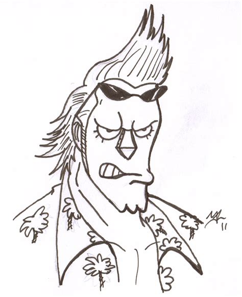 Quick Sketch Franky One Piece By Mike2d On Deviantart