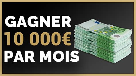 2 astuces pour gagner 10 000 euros par mois - YouTube