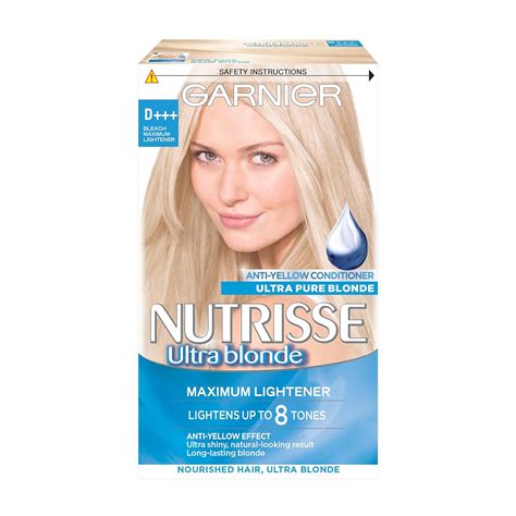 Garnier Nutrisse Permanent Hair Dye D Bleach Ultra Pure Blonde 1