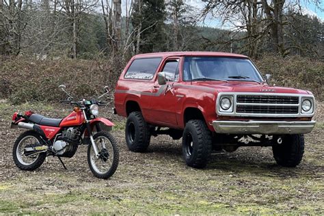 1980 Dodge Ramcharger 4x4 And 1982 Suzuki Sp250 For Sale On Bat Auctions