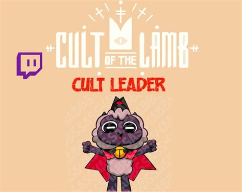 Cult Of The Lamb Cult Leader Etsy