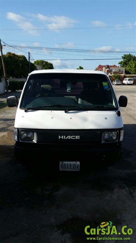 Toyota Hiace For Sale In Jamaica