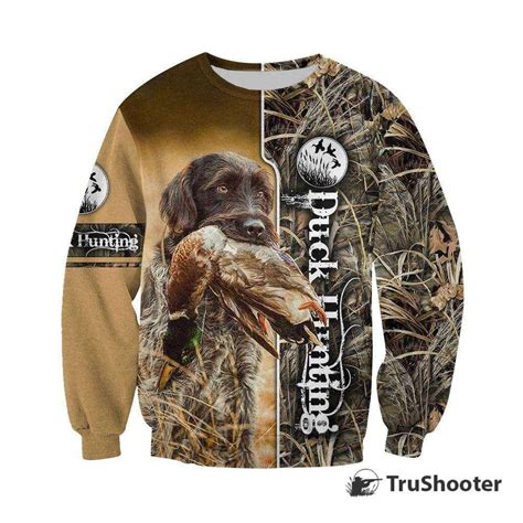 3d Printed Camo Duck Hunting Hoodie Sweatshirt