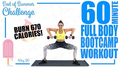 60 Minute Full Body Boot Camp Workout Burn 670 Calories Youtube