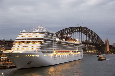 Msc Cruises Into Sydney Harbour Travel Weekly