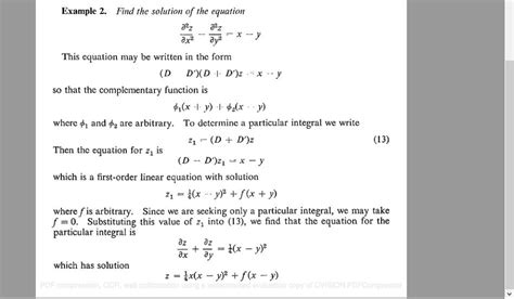 First Order Partial Differential Equations Simple New Yorker