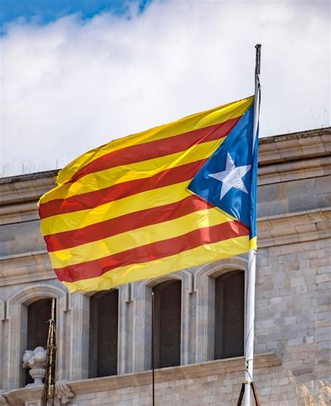 Premium Photo Flag Of Catalonia