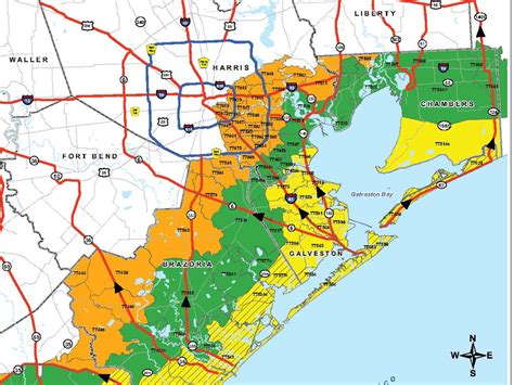 Houston Area Evacuation Map Hurricanes Hurricane Evacuation