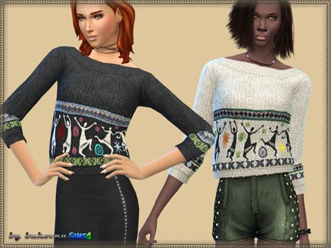 The Sims Resource Sweater Little Men By Bukovka • Sims 4 Downloads