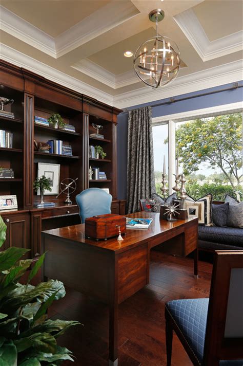 Quail West Brentano Traditional Home Office Miami