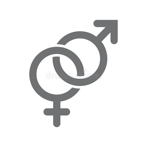 Gender Symbols Set Sexual Orientation Icons Male Female Transgender Gay Lesbian Bisexual