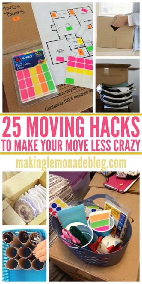 25 Clever Moving Hacks To Make Your Move Easier Making Lemonade