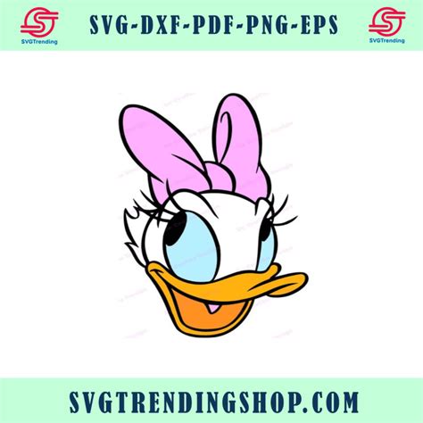 Daisy Duck Svg Svg Dxf Cricut Silhouette Cut File Instant
