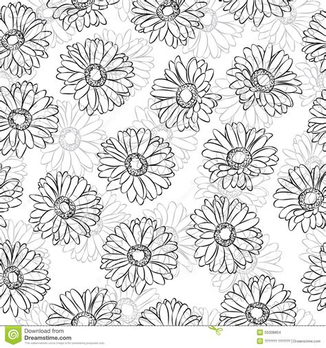 Vintage Floral Print Seamless Background Stock Vector