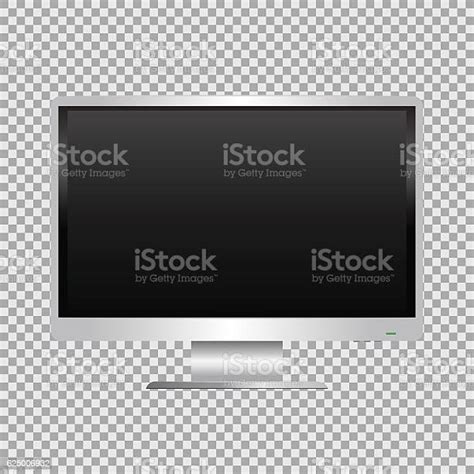 White Monitor Transparent Background Stock Illustration Download