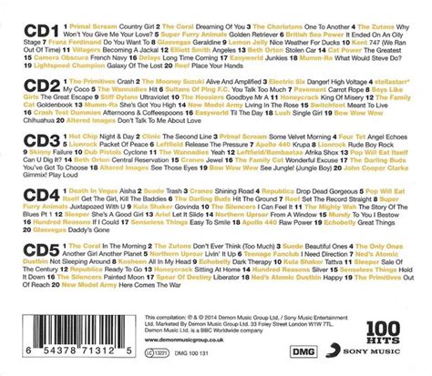 Various Artists 100 Hits Indie Anthems 5cd