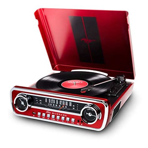 Ion Mustang Lp 4 In 1 Vinyl Record Playerturntable With Built In