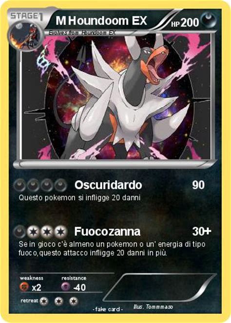 Pokémon card scans, prices and collection management. Pokémon M Houndoom EX 5 5 - Oscuridardo - My Pokemon Card