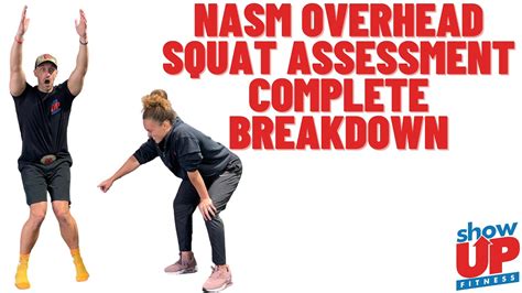 Nasm Overhead Squat Assessment Complete Breakdown Show Up Fitness Where Great Trainers Are Made