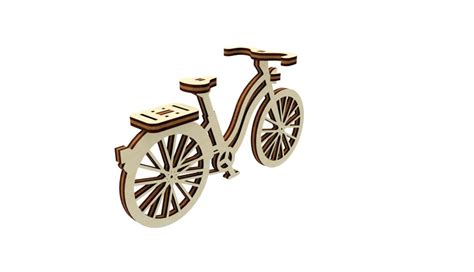 Bicycle Svg Glowforge Files For Laser Cut Ride Dxf Pattern For Etsy