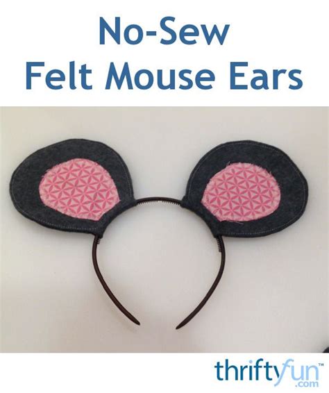 No Sew Felt Mouse Ears Felt Mouse Christmas Headband Mouse Ears