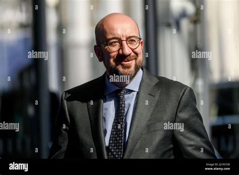 Brussels Belgium 24th March 2022 Charles Michel President Of