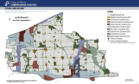 Future Land Use Map And Dashboards Plano Comprehensive Plan