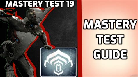 Mastery Rank Test Guide Warframe Guide YouTube