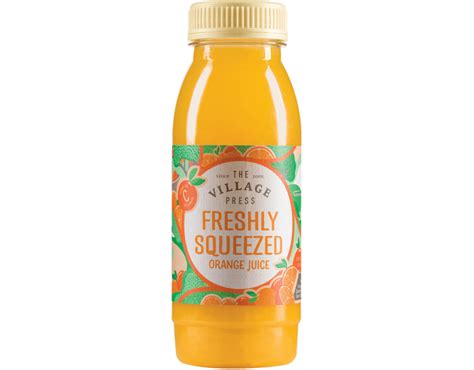 Freshly Squeezed Orange Juice 250ml The Village Press