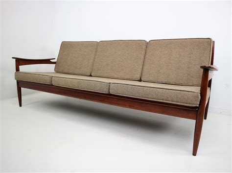 Handsome mid century sofa by conant ball with orignal upholstery. Danish Rosewood Mid-Century Sofa by Unknown Designer for ...