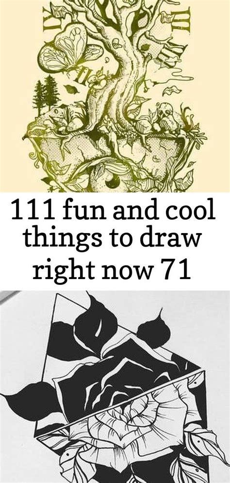 111 Fun And Cool Things To Draw Right Now 71 Cool Drawings Lilies