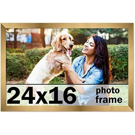 24x16 Frame Bronze Picture Frame Modern Photo Frame Includes Uv Guard