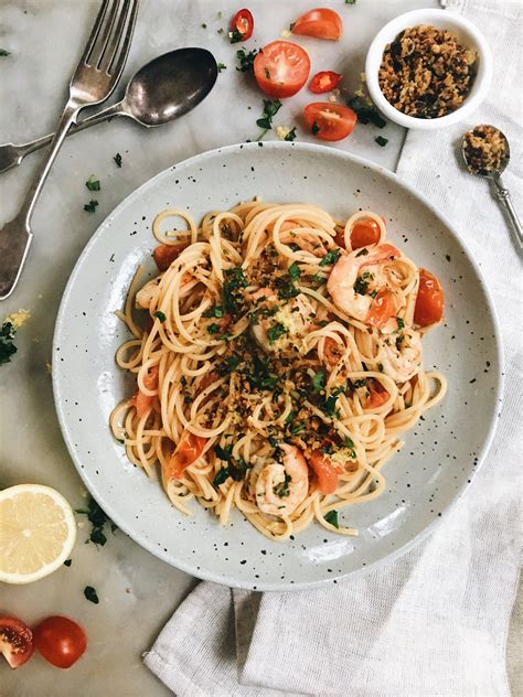 Prawn Pasta With Chilli And Blistered Cherry Tomatoes The Healthy Hunter
