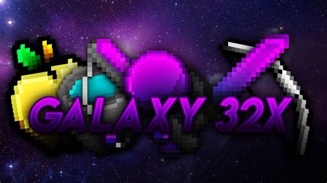 Galaxy 32x Release Pvp Texture Pack 1718 Galaxy Mc Pack Youtube