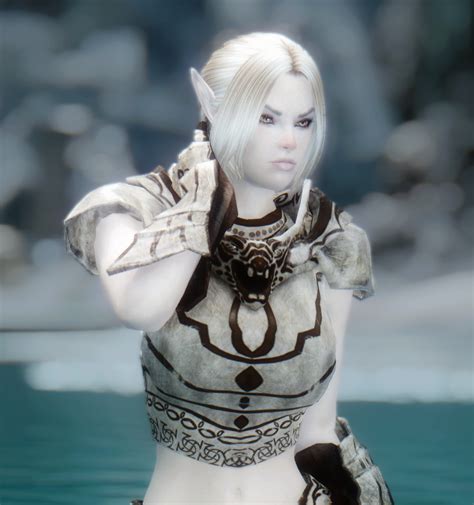 Mirielle Standalone Snow Elf Follower At Skyrim Nexus Mods And Community Snow Elf Female