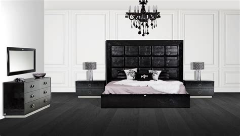 Queen Modern Black Bedroom Sets Frikilo Quesea