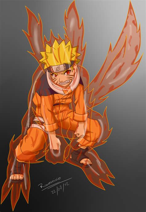 Nine Tailed Naruto Full Color By Ranmaniaco On Deviantart
