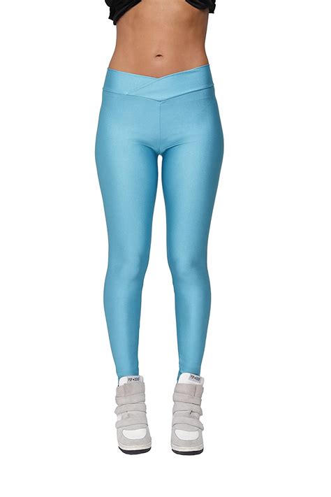 Buy Joy Bridalc Yukata Womens Stretch Skinny Shiny Spandex Yoga Leggings Workout Sports Pants