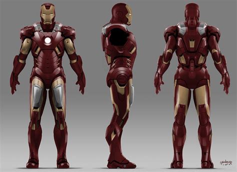 The Avengers Concept Art By Phil Saunders Iron Man Suit Iron Man Armor
