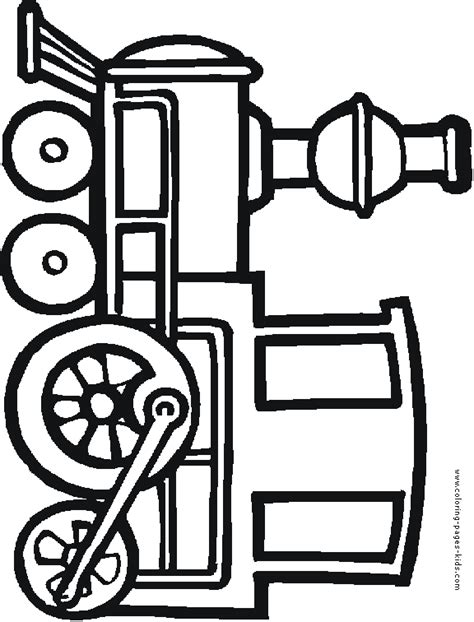 Locomotive Coloring Page For Kids Coloring Pages For Kids
