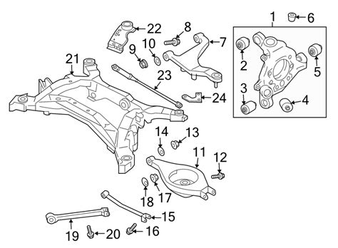 2019 Nissan Frontier Bushing Knuckle Arm 55148al500 Nissan Parts