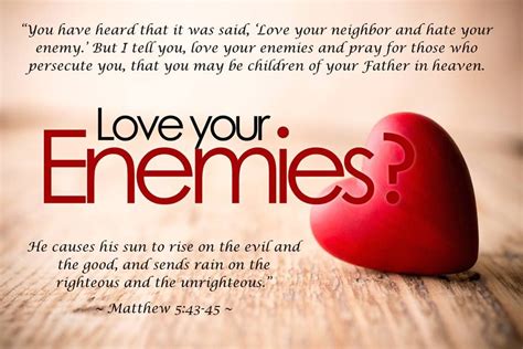 Love Your Enemies Matthew 543 45 With Images You Are The Father