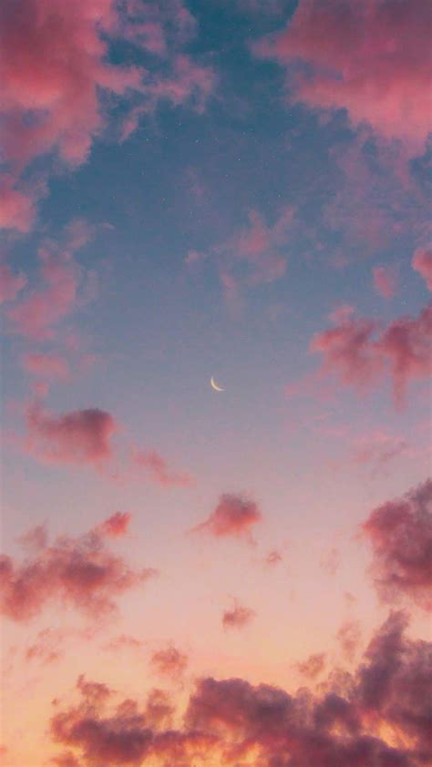 Pink Sky By Matialonsor Night Sky Wallpaper Cloud Wallpaper Tumblr