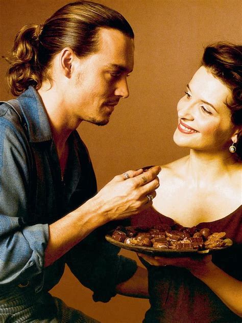 Juliette Binoche In The Movie Chocolat Tasty Indeed Loved That Film Johnny Depp Juliette