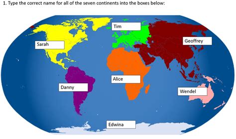 The 7 Continents In Order