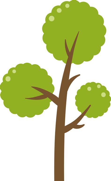 Green Tree Vector Diagram Png Download 18172944 Free Transparent