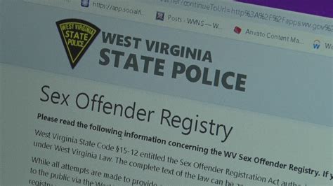 West Virginia State Police And U S Marshals Verify Almost 100 Sex Offenders