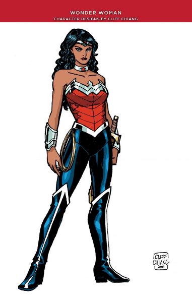 Artwork Wonder Womans Original New 52 Design Art By Cliff Chiang
