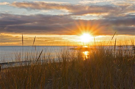 Sunrise Over Lake Superior Photo Taken In Marquette Michigan