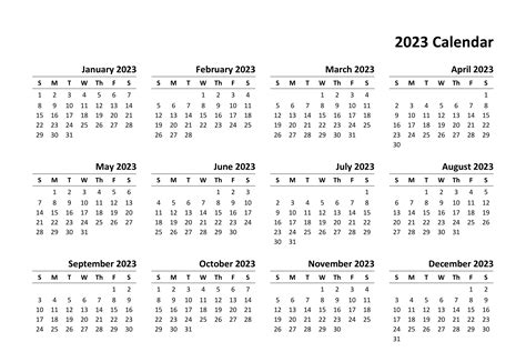 Calendario 2023 En Estilo Minimalista Y Simple Png Calendario 2023 Images